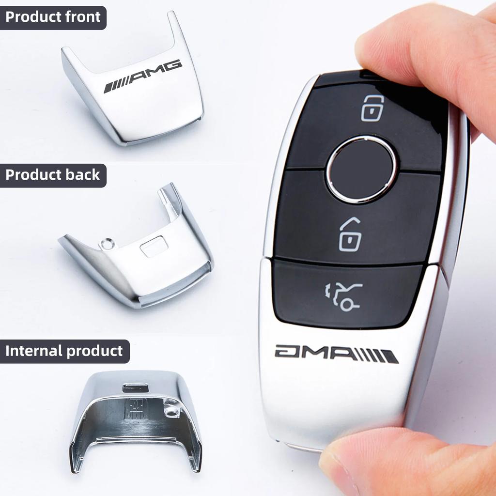 2025 Fierbinte Nou 2025 Pentru Mercedes Benz 3D Metal/ABS Accesorii Capac Cheie Telecomandă Mașină Pentru Mercedes-Benz AMG W210 W212 W202 W205 E63