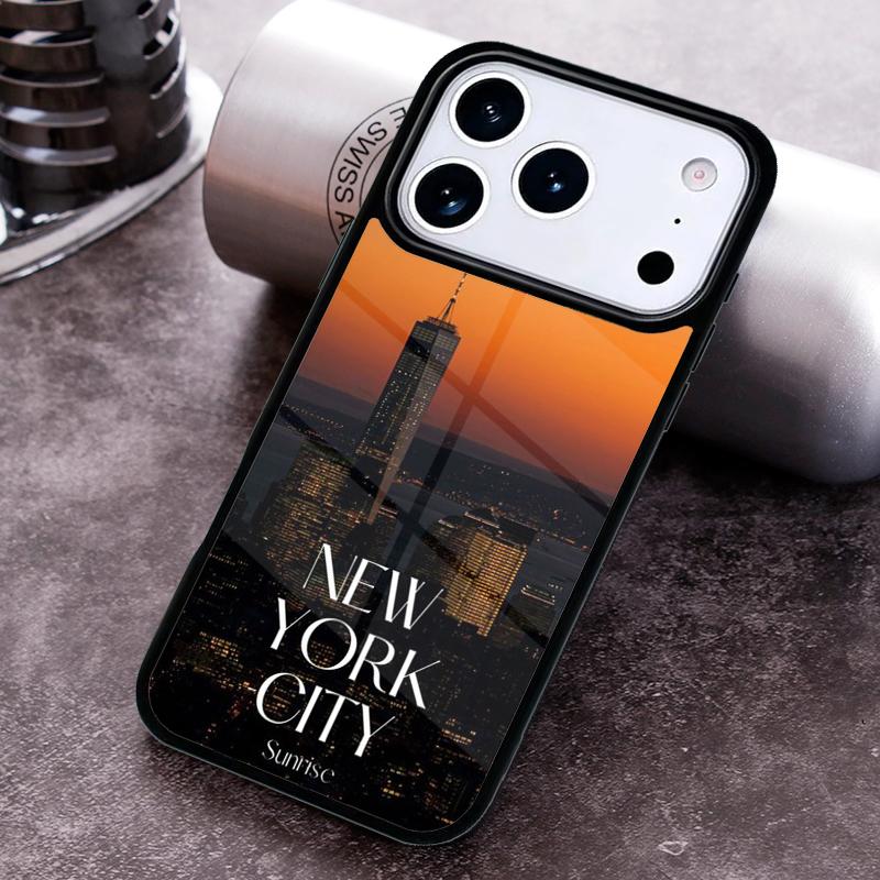 New York City Phone Case for iPhone 17 16 15 Pro Max Air 14 13 12 11 Plus Shockproof Capa Cover