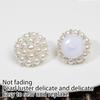 Multuse Pearls Buttons For Clothing Resin Bead Buckle Easy To Sewing For Shirts Dresses And Coat All Matching Garment