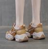 Fashion High Quality 7.5CM Comfortable Retro Dad Shoes for Women 2025 Style Mesh Breathable Running Shoes Thick Bottom Casual Fashion