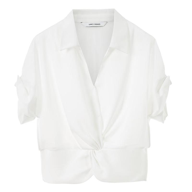 Langzi Commuter Short-Sleeve Blouse