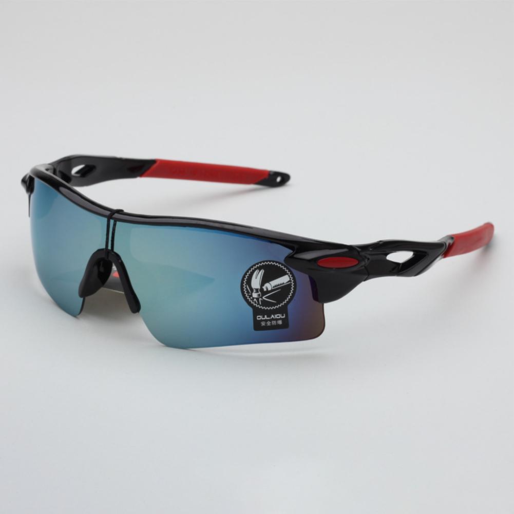 Outdoor Biking Sunglasses Colorful Film Reflective Explosion-proof Glasses