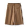 Women's High-Waist Khaki Slimming Shorts - Spring 2025 Collection