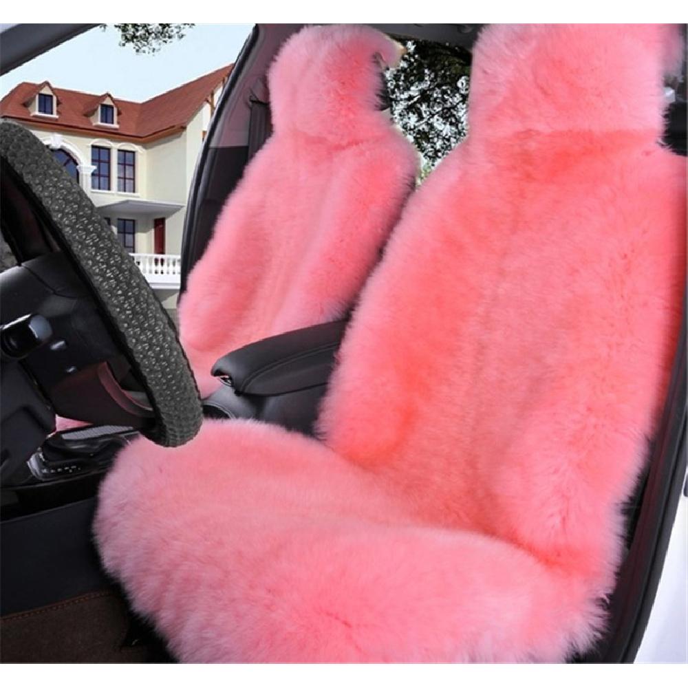 Чехлы на автомобильные сиденья из натуральной овчины, универсальный размер, аксессуары