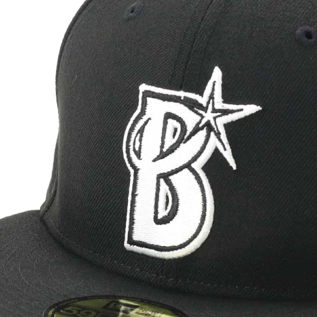 Japanese Professional Yokohama DeNA Size 7 5950 NPB YOKBAY BLK SWHI 25J [New Era] Cap, Baseball, BayStars, 5/8,