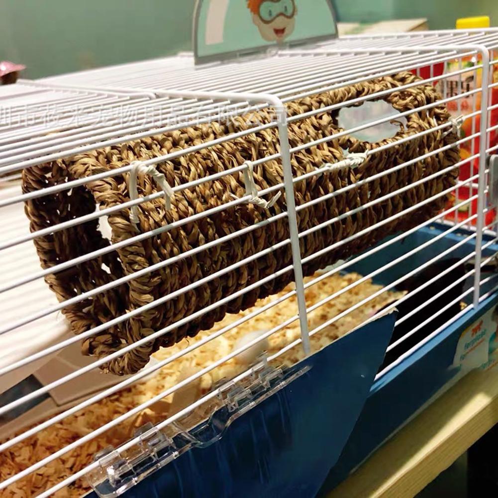 Hamster Tunnel Toy Breathable Bite-resistant Pet Nest House Accessory For Parrot Hamster Hedgehog Chinchillas