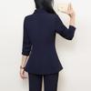 1210 High-End Women's Plus Size Slimming Suit – Long-Sleeved Top for Spring/Autumn