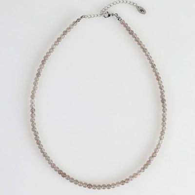 BICYCLE TROPHY BT Gemstone Necklace 04 (4mm Agate)