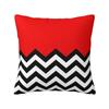 Modern Twin Peaks Geometric Zigzag Cushion Cover 40x40cm Bohemian Velvet Cute Pillows Decoration Salon