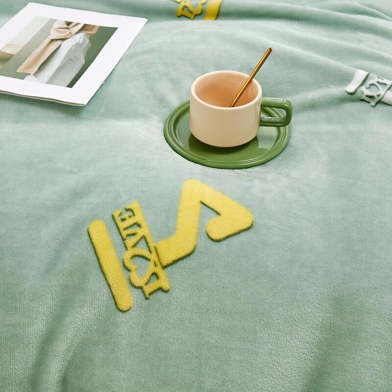 Fangwang Love Mink Fleece Blanket