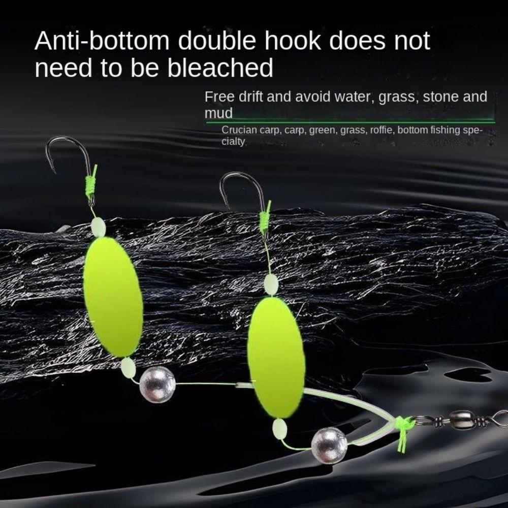 5pcs suspension Fishing Hair Rigs hook Anti bottom Carp Rigs fishing lure  Fishing Tackle