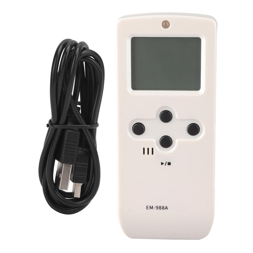 Metronom Elektrisch Einstellbar Universal LCD-Anzeige für Gitarre Klavier Bass Violine EM988AWeiß