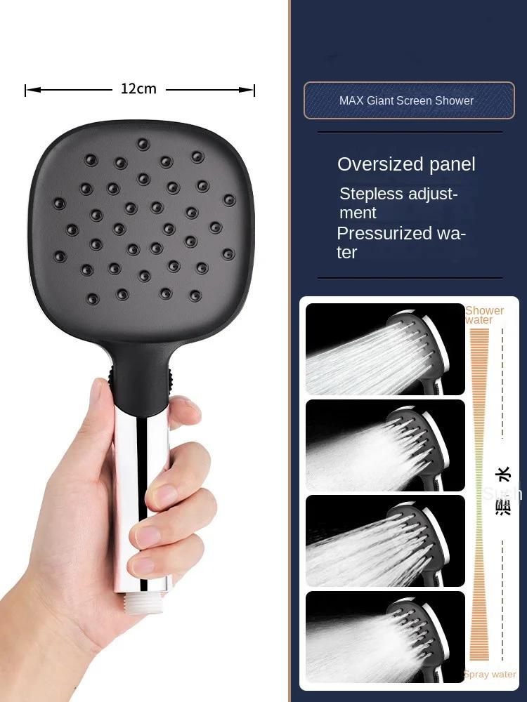 

Новый дизайн, гигантский экран, душевая лейка высокого давления, регулируемая струя с массажным фильтром, смеситель для душа с дождевой водой, аксессуары для ванной комнаты белый