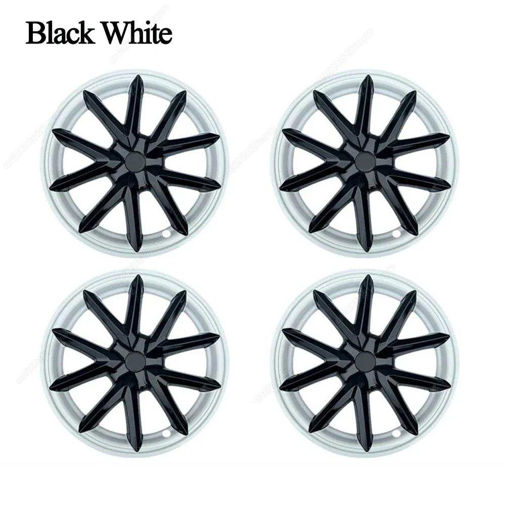 4PCS 18 Inch Wheel Caps For Tesla Model 3 2017-2023 Hub Cap Performance Replacement Full Rim Cover Hubcap Decorative Accessories