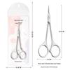Russian Style Bent Tip Stainless Steel Cuticle Nipper & Nail Clipper Set