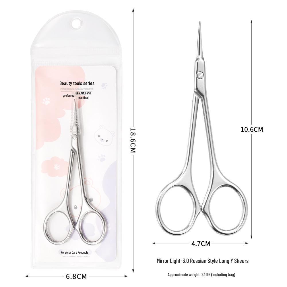 Russian Style Bent Tip Stainless Steel Cuticle Nipper & Nail Clipper Set