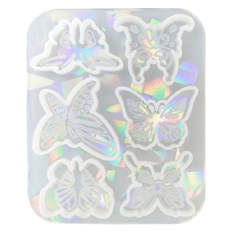

Epoxy Barrette Mold Light and Shadow Mould for DIY Crafts Making Accessories чистый