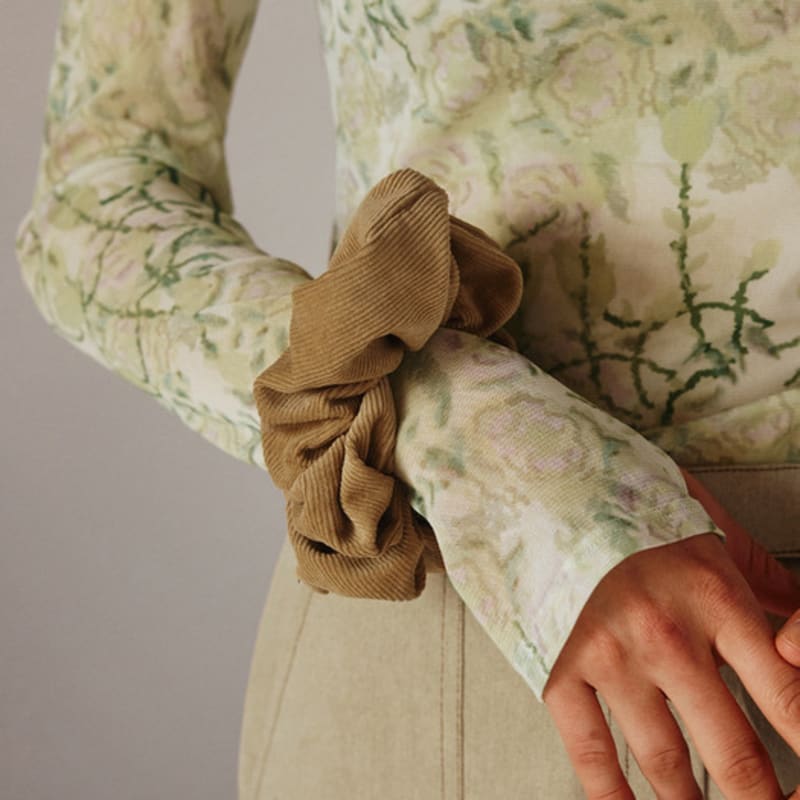 

LEUNI Вельветовая резинка_Верблюжий OS