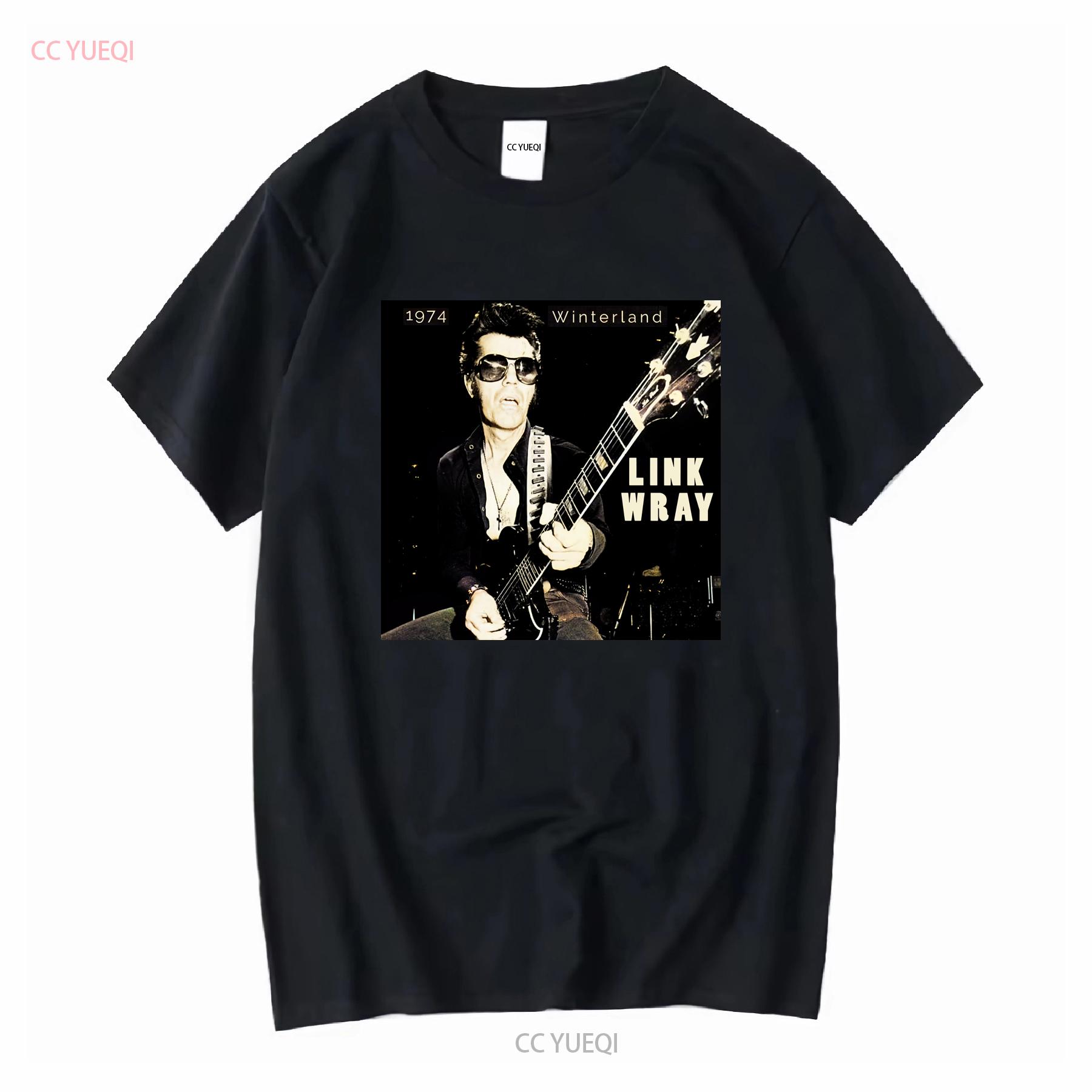 

Vintage Link Wray Winterland T shirt Black Cotton All Sizes S 5XL 3F534 vintage Washed Stylish Top For Everyday Wear Versatile 4XL