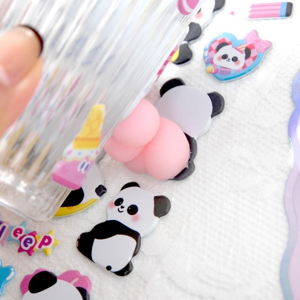 Cute Anime Stereoscopic Effect 3D Bubble Foam Stickers Stress Relief Cartoon Happy Buttocks Stickers Soft DIY Crafts