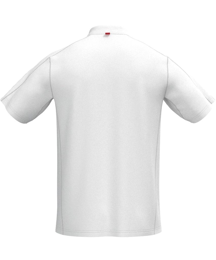 Ping Apparel Men's Short Sleeve High Neck Shirt [AddElm Series] (ADD.03 Technology) / Golf Undershirt / 621-3268807 030_White, Size S