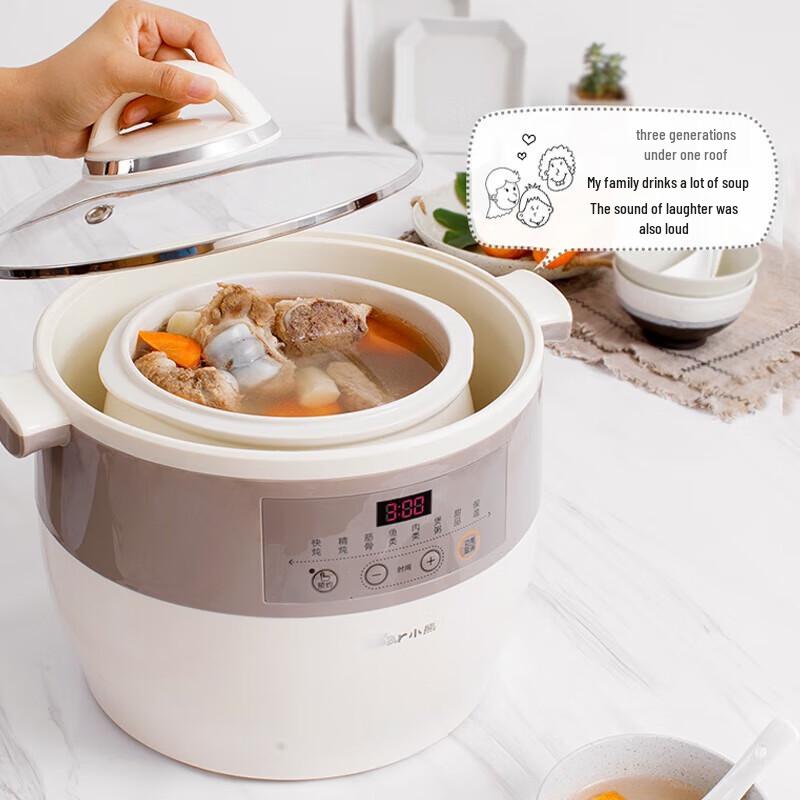 BEAR DDZ-B45B2 Electric Double Boiler Stew Pot CN Plug (adapter Included)