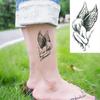 10pcs/lot Waterproof Temporary Tattoo Stickers Angel Wings Fake Tatto Flash Tatoo Neck Hand Back Foot Body Art