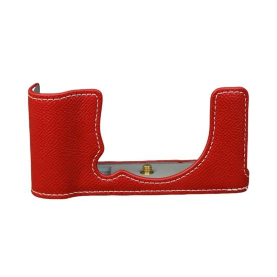 X-E5 Camera Half-Body Case Faux Leather Camera Protection Cover Scratch Bump Dust Resistant Protector