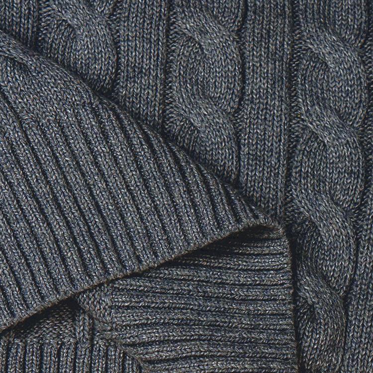 Polo Ralph Lauren Ss23 Round Neck Solid Color Simple Long Sleeve Sweater Men sweater Dark-Gray 710775885-041