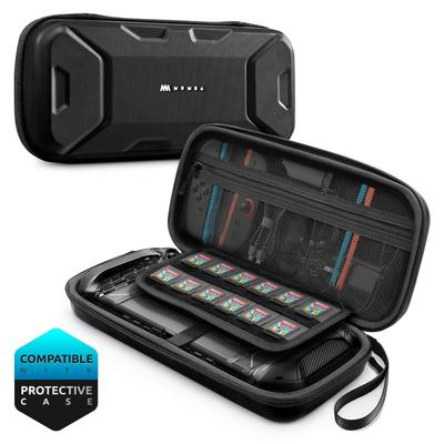 Mumba Úložná taška pro Nintendo Switch Velká s pouzdrem na příslušenství pro Switch 2 Plus 2, 2025, Vodotěsná, Prachotěsná, Nárazuvzdorná, Kapacita, Popruh,