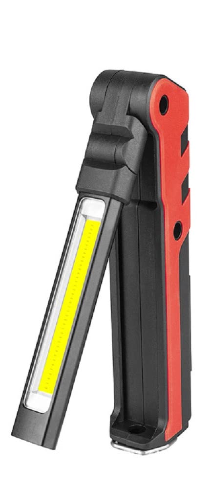 

LED Work Light, COB Light, Handheld Light, USB Rechargeable, with Magnetic Function, Foldable, Compact, for Night Work and Construction
