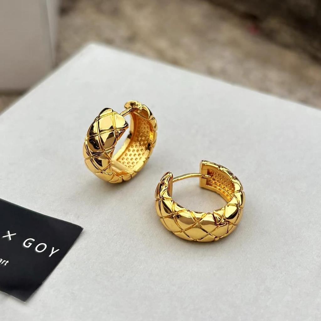 Stjärnstil High-End Creoler: 2025 Nya Lätta Lyxiga Örhängen