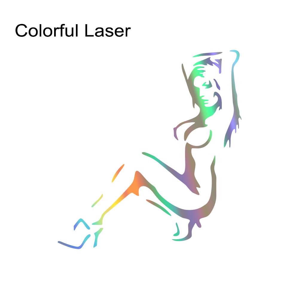 Dancing Girl Sexy Women Pattern Sticker PVC Self-adhesive Vinyl Decal Truck Window Body Styling Decoration Sticker Accessories