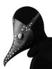 Grappig Middeleeuws Pestdoktersmasker Leer Zwart Snavelmasker Dokter Halloweenmasker Steampunk PU Vogels Cosplay Doctour De Peste