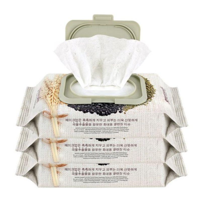 Medi Flower Granola Hloubkově čisticí ubrousky (100 listů × 3 balení)