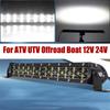 6D Lens Ultra Strip LED Light Bar 8" 14" 20" inch Driving Fog Lamp Work Light 4x4 Led Bar for Motorcycle Offroad SUV ATV Tractor