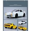 1/24 Mazda RX7 Slitinový Model Sportovního Auta Odlitky Kovová Hračka Závodní Vozidla Model Auta Simulace Zvuk a Světlo Dětská Hračka Dárek