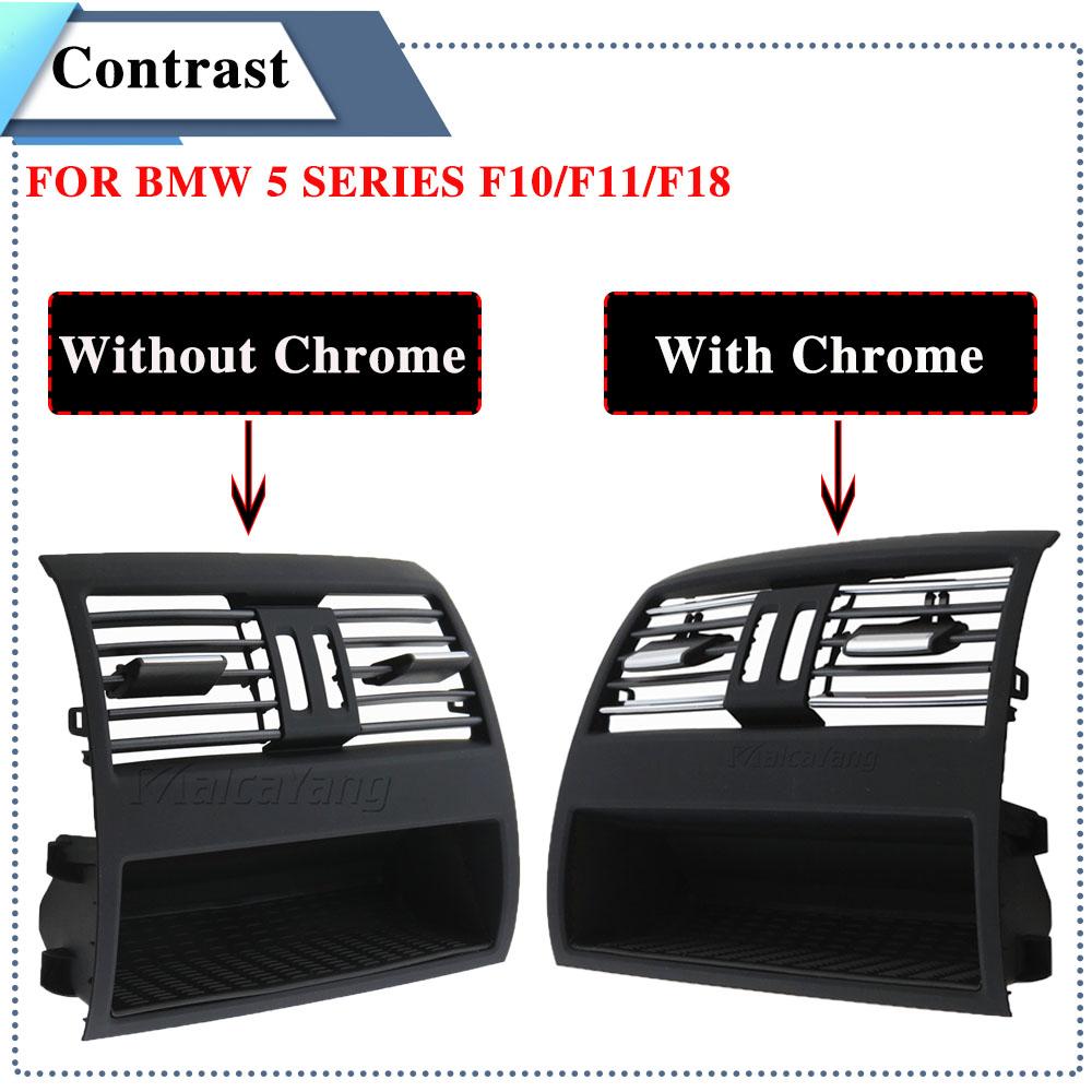 Malcayang New Black Rear AC Conditioning Air Vent Grill Center For BMW 5 Series F10 F11 2010-2016 64 22 9 172 167