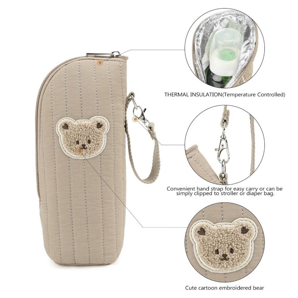 With Handle Insulated Bottle Cooler Portable Design Breastmilk Cooler Bag  Baby Feeding