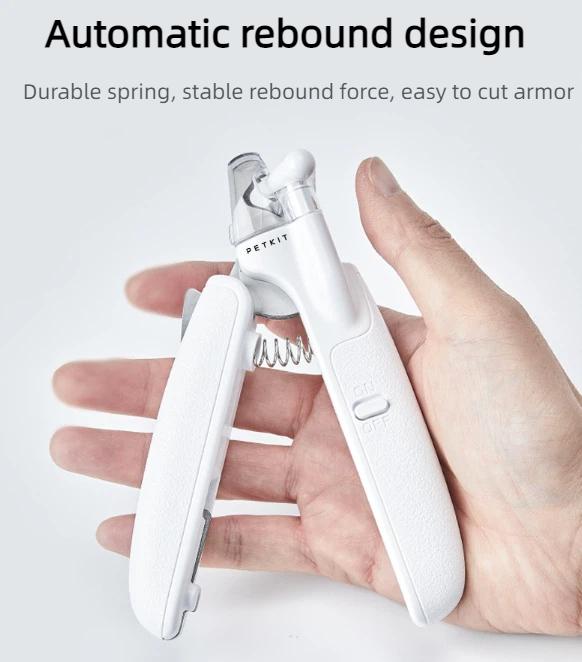 Haustier Hund Katze Nagelknipser Schere Haustier Nagel Zehenkralle Knipser Schere PETKIT Mit LED-Licht Nageltrimmer