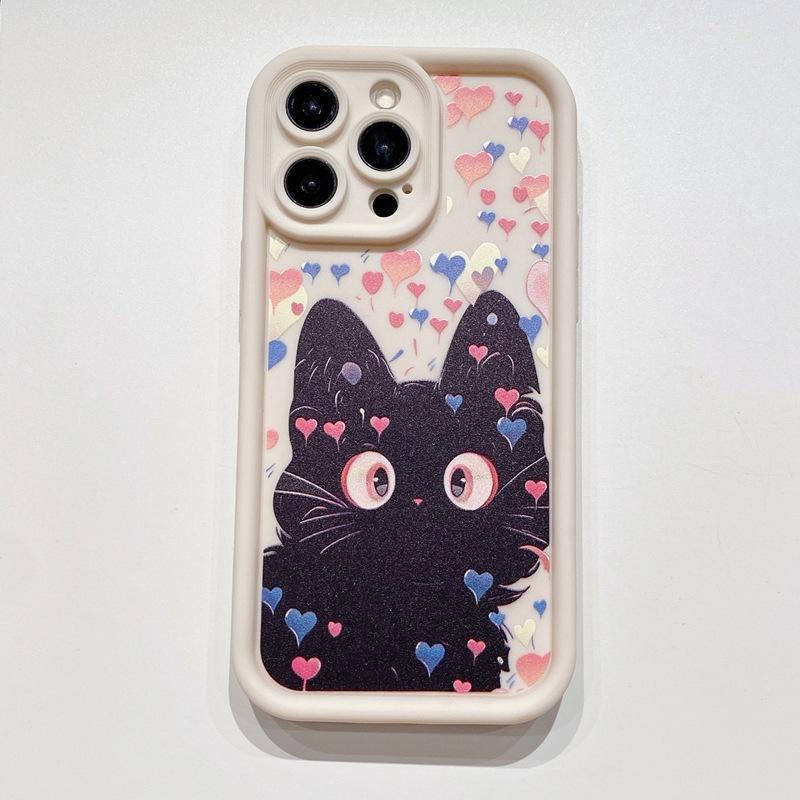 Couple mobile phone case for iPhone16 personalized new Apple 17promax cute cartoon bear soft case