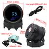 52mm Blue Backlight Digital Gauge Boost PSI BAR Oil Pressure Oil Water Temp Voltmeter Tachometer RPM Meter with Warning Light