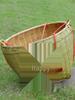 Zhuang Large Bamboo Woven Multi-Use Basket: Rice Washing, Grain Storage, Winnowing, Fruit Display, Event Decor