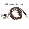 Plug and Play 4 Strands Woven Earphone Cable for SE535 UE900 for TINHIFI T2 for WESTONE ES10