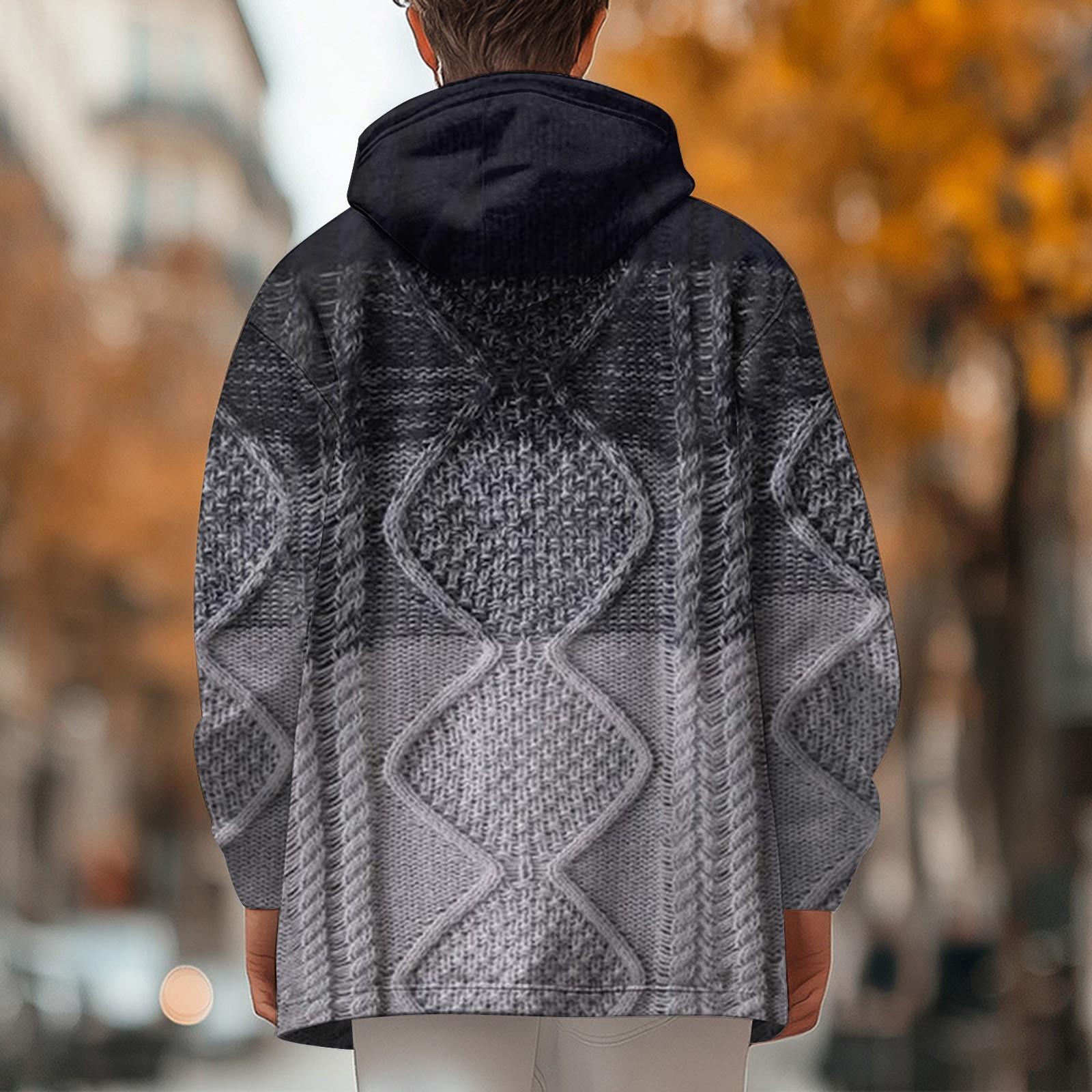 Мужская утолщенная куртка на пуговицах с двойным карманом и карманной вставкой — фото 4