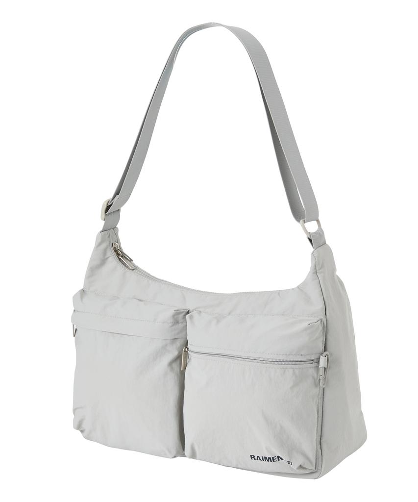 Raiment Hobo Citywalker Multi Crossbody Bag_Gray