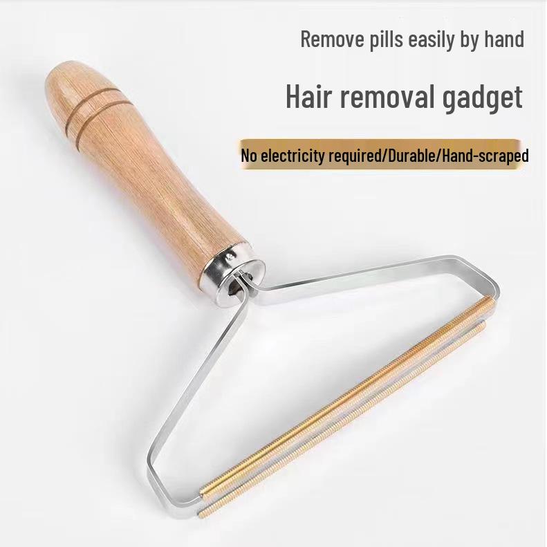 Double-Sided Lint Remover for Woolen Coats, Manual Fabric Shaver, Pilling and Lint Ball Remover for Home Use Bubble Bag Small 10.5*15cm