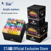 2nd Gen Waterproof Acrylic Marker Pen Set for DIY & Shoe Painting, 100 Colors