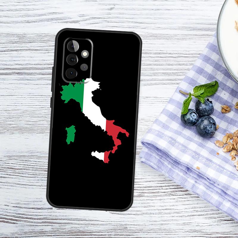 Italy Flag Case For Samsung Galaxy A53 A33 A13 A12 A32 A52 A14 A34 A54 A15 A25 A35 A55 A51 A71 Cover
