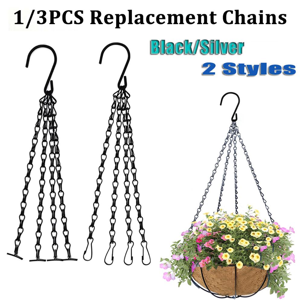 14" Hanging Basket Flower Pot 4 Strand Replacement Chains Hanging Chain Replacement Plant Hangers